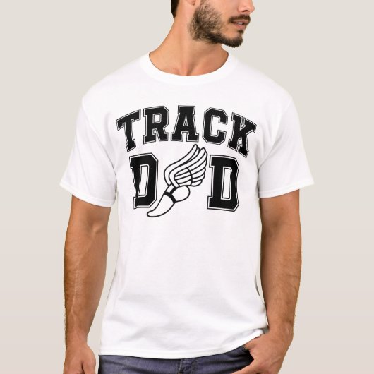 T-shirt Suivre papa ailé en train de courir Chaussure (Devant)