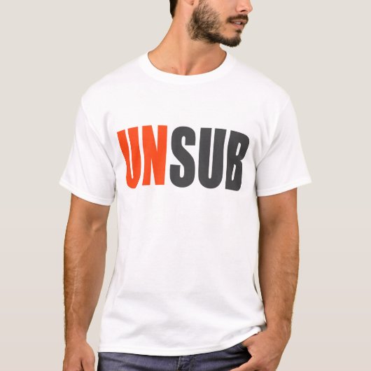 T-shirt Sujet d'inconnu d'Unsub (Devant)