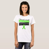 T-shirt Sujets de conscience de santé mentale (Devant entier)