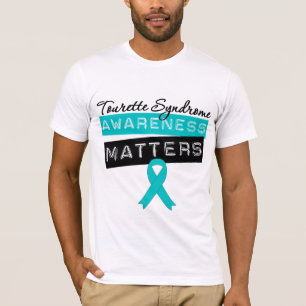 T-shirt Sujets de conscience de syndrome de Tourette