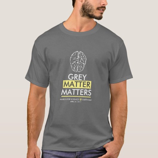 T-shirt Sujets de matière grise (Devant)