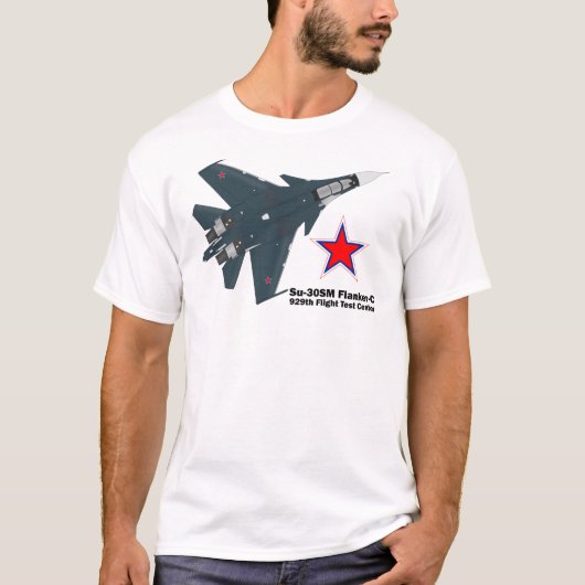 T-shirt Sukhoi Su-30SM Flanker-C VKS (Devant)