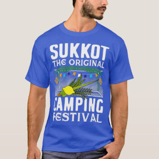 T-shirt Sukkot Le Festival De Camping Original Sukkah Juif