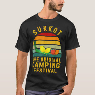 T-shirt Sukkot Le Festival De Camping Original Sukkah Lula