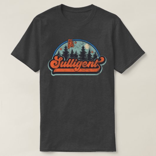 T-shirt Sulligent, Alabama (Design devant)