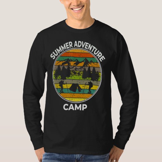 T-shirt Summer Adventure Attend Camper (Devant)
