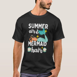 T-shirt Summer Air Mermaid Hair Beach