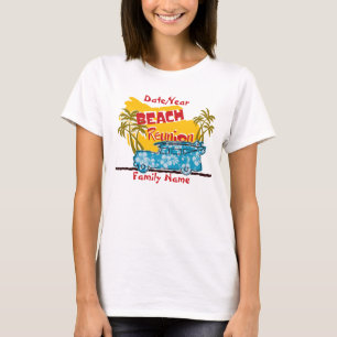 T-shirt Summer Fun Beach Famille Réunion
