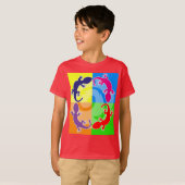 T-shirt Summer Gecko pop (Devant entier)
