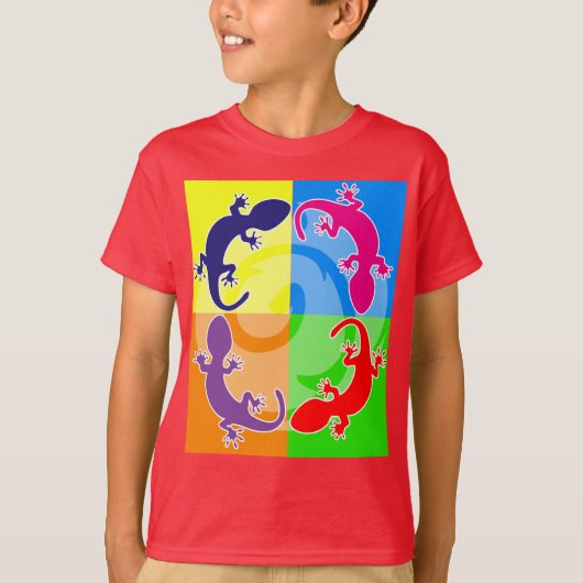 T-shirt Summer Gecko pop (Devant)