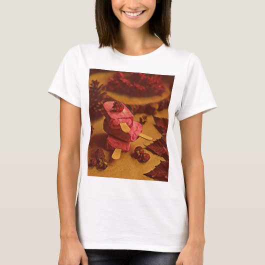 T-shirt Summer ice cream lovers (Devant)