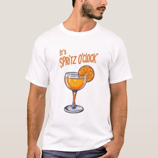 T-shirt Summer Italian Vibe : It’s Spritz O’Clock (Devant)