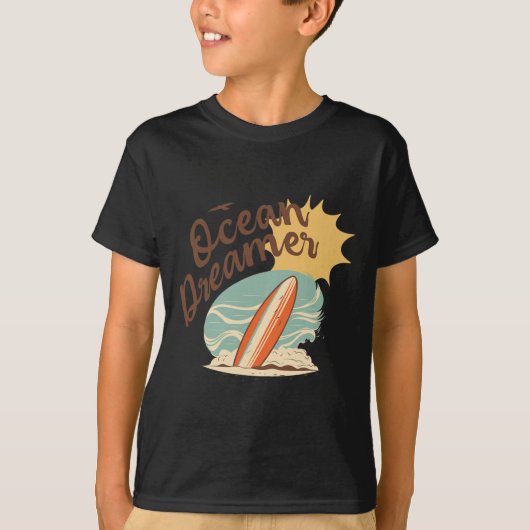 T-shirt Summer - Ocean Dreamer Surfing (Devant)