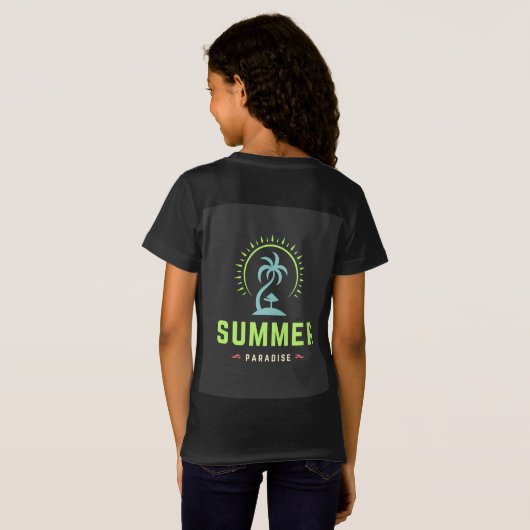 T-Shirt Summer paradise (Dos entier)