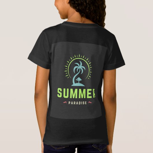 T-Shirt Summer paradise (Dos)