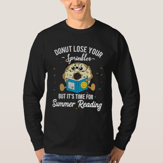 T-shirt Summer Reading  Donut Library Prize Incentive Libr (Devant)