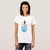 T-shirt Summer Surfer Beach Girl (Devant entier)