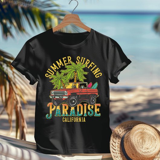 T-shirt Summer Surfing Paradise California