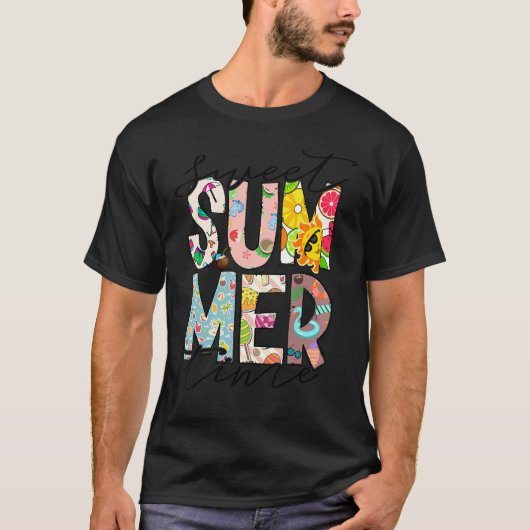T-shirt Summer Sweet Summer Time Jote Patch (Devant)