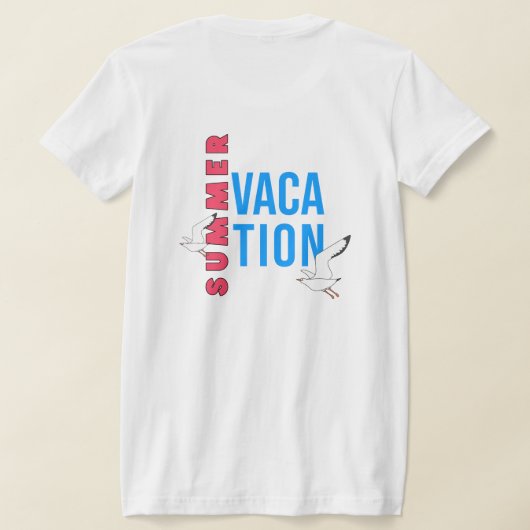 T-shirt Summer Vacation for Female (Couchage Retour)