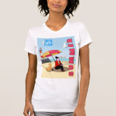 T-shirt Summer Vacation for Female (Devant)