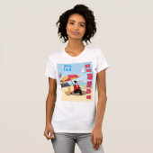 T-shirt Summer Vacation for Female (Devant entier)