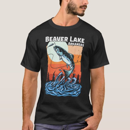 T-shirt Summer Vacation Sunset Arkansas Beaver Lake (Devant)