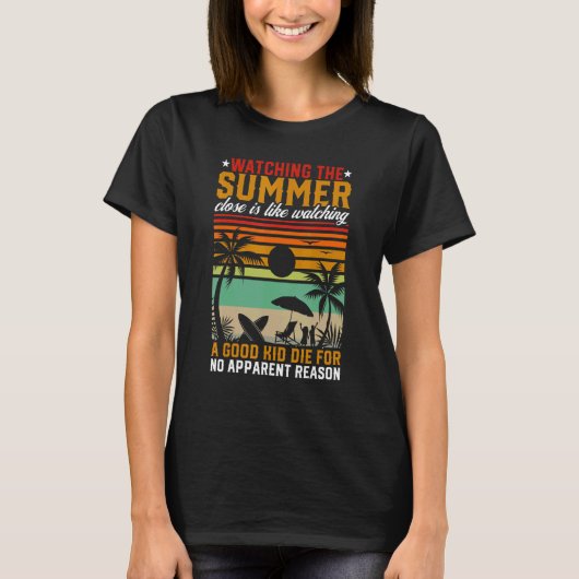 T-shirt Summer Vacay Beach Holiday Vacation Quote Summer (Devant)