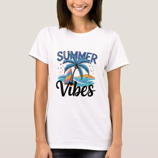 T-shirt Summer Vibes (Devant)