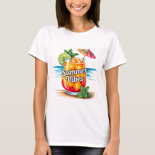 T-shirt Summer Vibes (Devant)