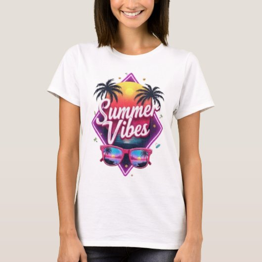 T-shirt Summer Vibes (Devant)