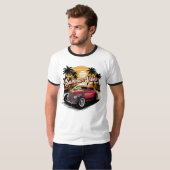 T-shirt Summer Vibes Classic Car (Devant entier)