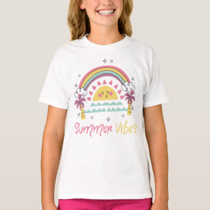 T-shirt Summer Vibes : Cute Summer Design Outfit
