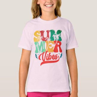 T-shirt "Summer Vibes", Été, Enfants