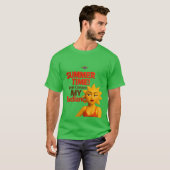 T-shirt Summer Vibes: Radiate Your Glow! (Devant entier)