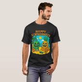 T-shirt Summerween Pastèque Pineapple Vibes de plage (Devant entier)