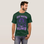 T-shirt Summerween Skeleton Just Waiting For Halloween (Devant entier)