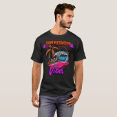T-shirt Summerween Vibes Surfing Skeleton (Devant entier)