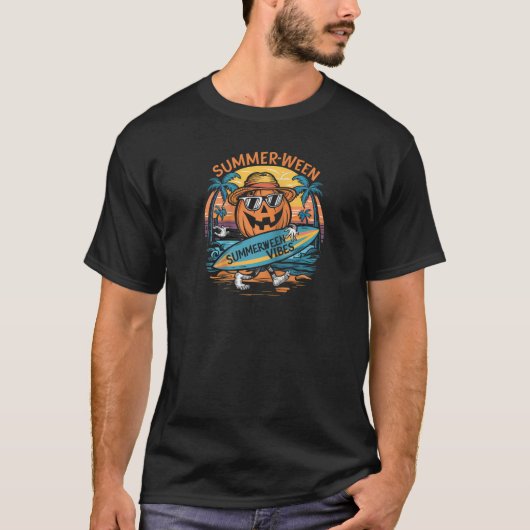 T-shirt Summerween Vibes Tee Raglan Baseball Tee (Devant)