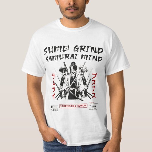 T-shirt Sumo Grind Samurai Mind (Devant)