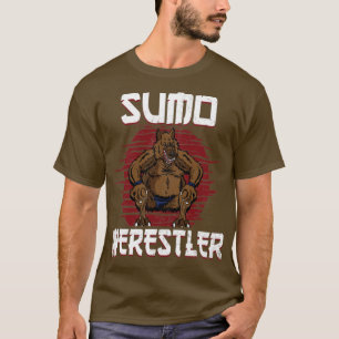 T-shirt Sumo Werestler Funny Pun Halloween Sumo Wrestler W