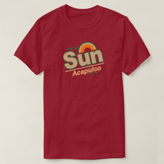 T-shirt SUN AUGMENTATION ACAPULCO (Design devant)