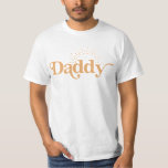 T-shirt Sun Boho Daddy moderne<br><div class="desc">T-shirt moderne Sun Boho Daddy parfait pour baby shower ou fête d'anniversaire</div>