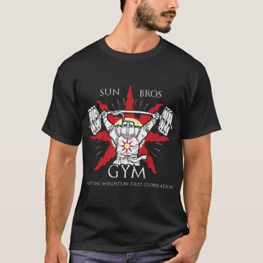 T-shirt Sun Bros Gym vintage (Devant)