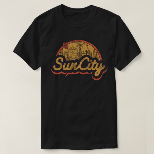 T-shirt Sun City, Arizona (Design devant)