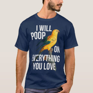 T-shirt Sun Conure Exotic Bird Propriétaire Funny Parrot P