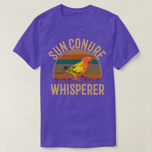 T-shirt Sun Conure Whisperer perroquet sun conure 1 (Design devant)