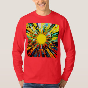 T-shirt Sun En Abstrait 910