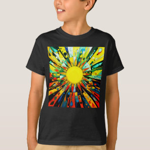 T-shirt Sun En Abstrait 910