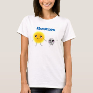 T-shirt Sun et lune Besties